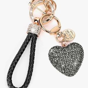 Crystal Heart Keychain NEW